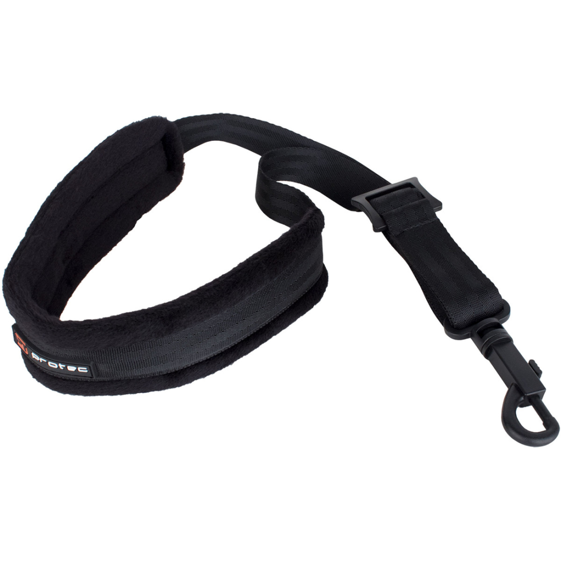 Padded Velour Sax Strap With Plastic Snap