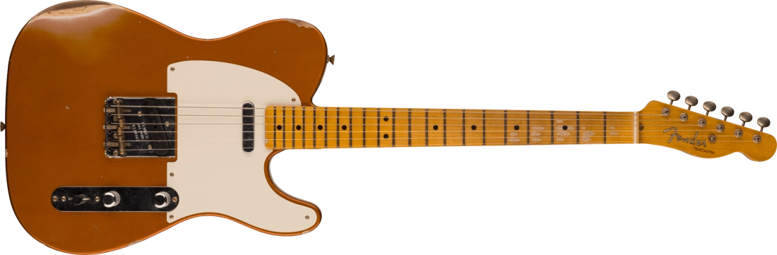 2023 Limited Edition Reverse \'50s Telecaster Relic, 1-Piece Rift Sawn Maple Neck - Burnt Copper
