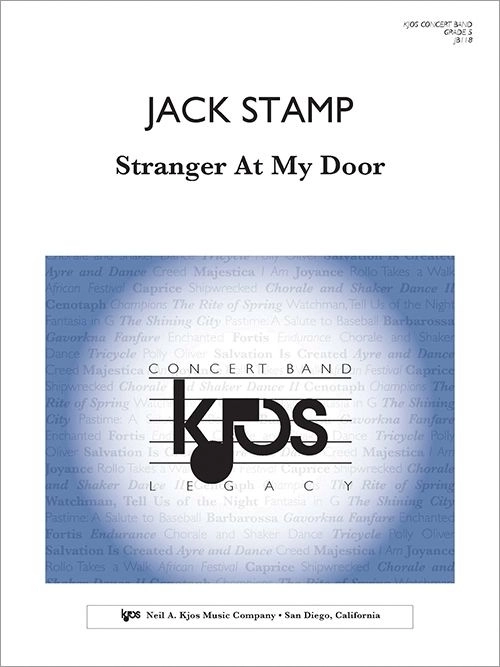 Stranger At My Door - Stamp - Concert Band - Gr. 5