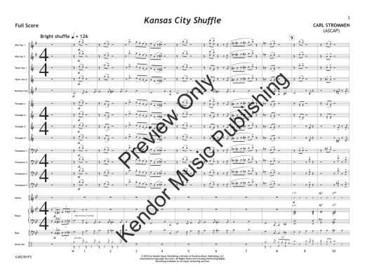 Kansas City Shuffle - Strommen - Jazz Ensemble - Gr. 1.5