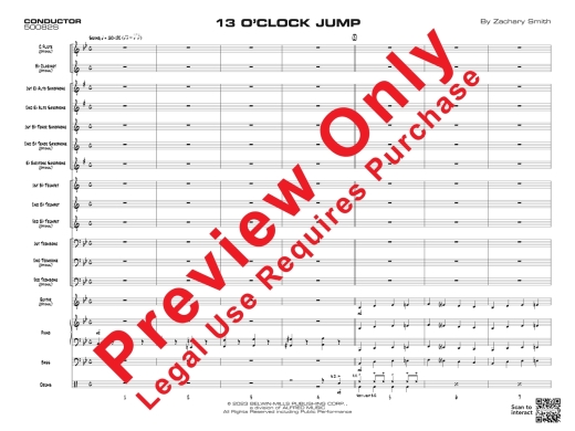 13 O\'Clock Jump - Smith - Jazz Ensemble - Gr. 1.5