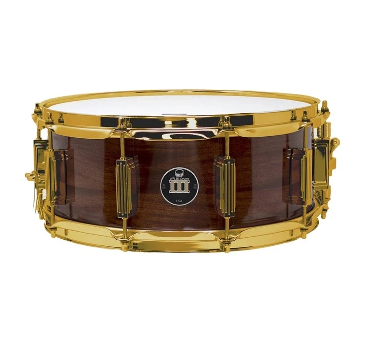 1728MAH Mahogany 5.5x14\'\' Snare Drum with Brass Hardware - Natural Mahogany