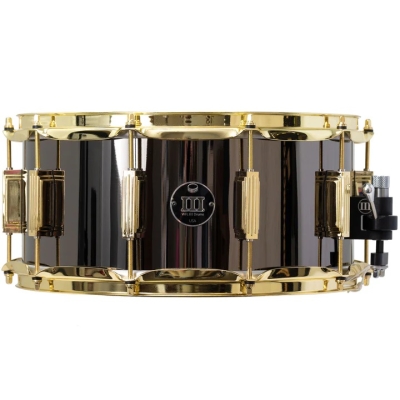WFLIII Drums - Caisse claire 1926 en laiton, 14x6,5pouces (nickel noir sur laiton)