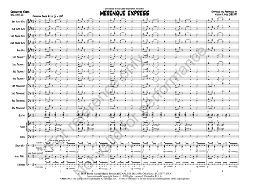 Merengue Express - Lopez - Jazz Ensemble - Gr. 3