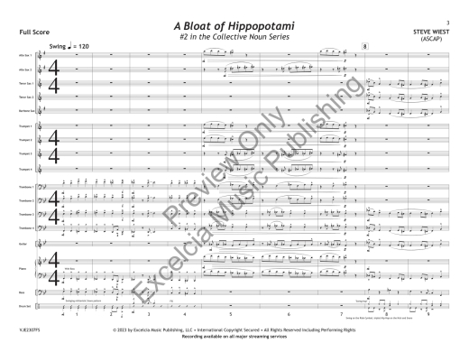A Bloat of Hippopotami (#2 in the Collective Noun Series) - Wiest - Jazz Ensemble - Gr. 3