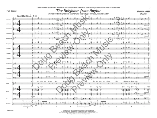 The Neighbor from Naylor - Carter - Jazz Ensemble - Gr. 4