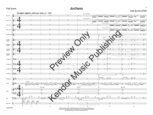 Anthem - McAllister - Jazz Ensemble - Gr. 4