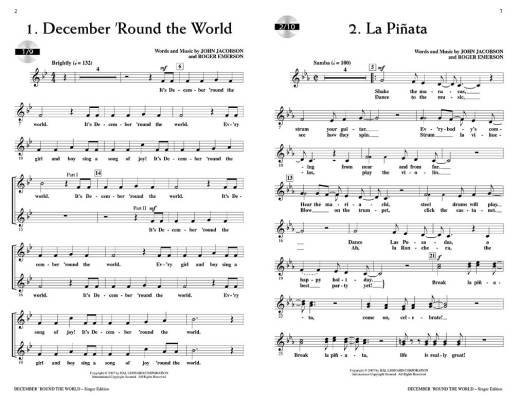 December \'Round the World (Revue) - Emerson/Jacobson - ShowTrax CD