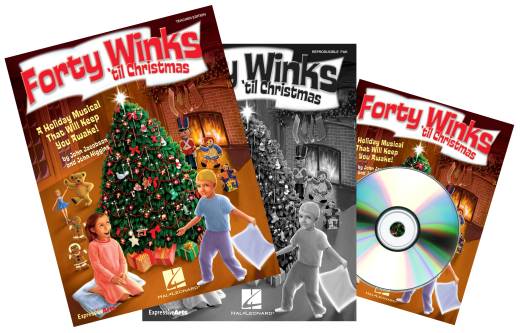 Hal Leonard - Forty Winks Til Christmas (Musical) - Higgins/Jacobson - Classroom Kit
