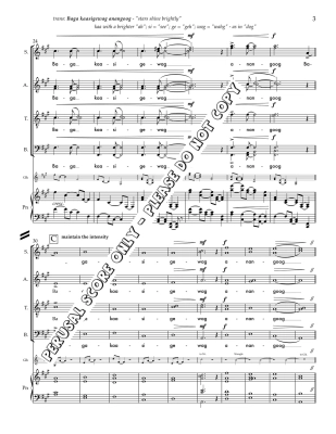 Anang (A Star) - Balfour - SATB