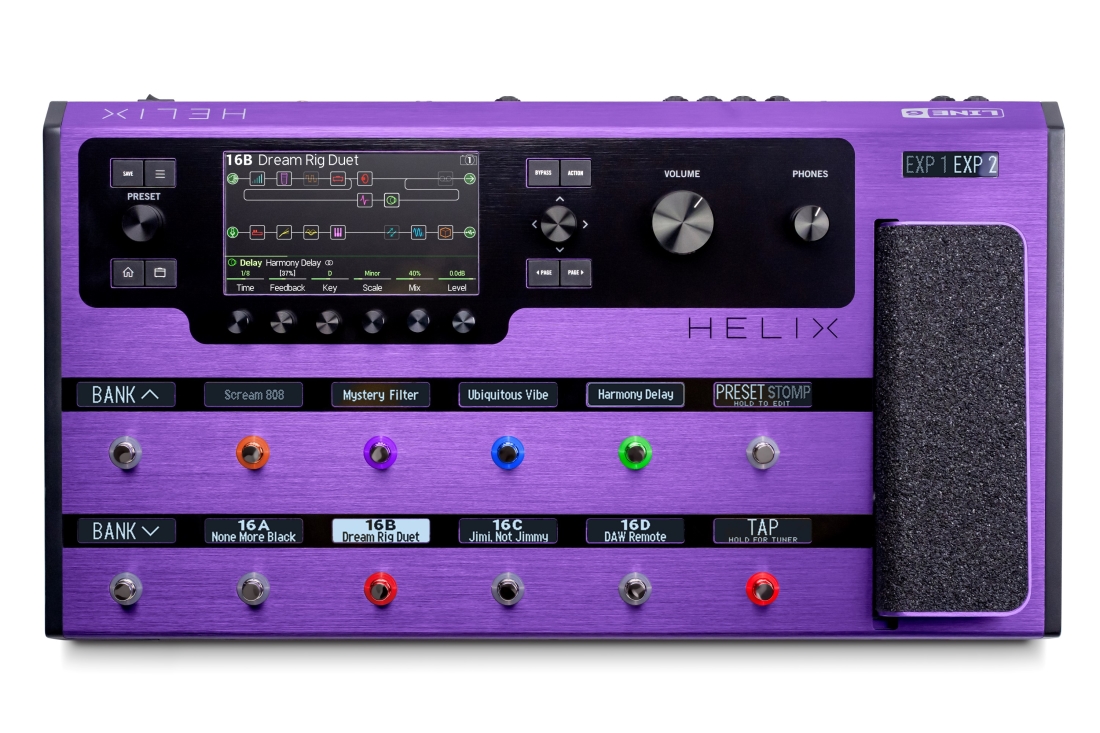 Helix Floor Amp & Effect Processor - Limited Edition Purple
