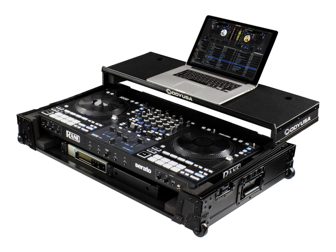 Rane Four Black Label 1U Glide Style Flight Case