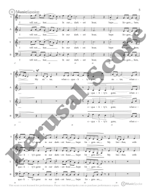 Hope Lingers On - Schneckenburger/Ramsey - SATB