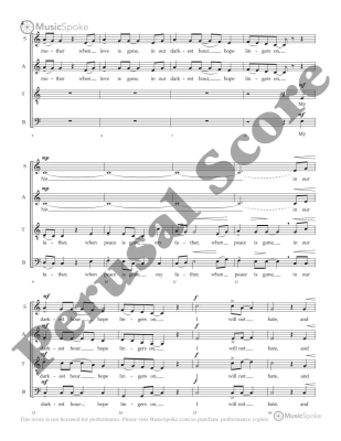 Hope Lingers On - Schneckenburger/Ramsey - SATB