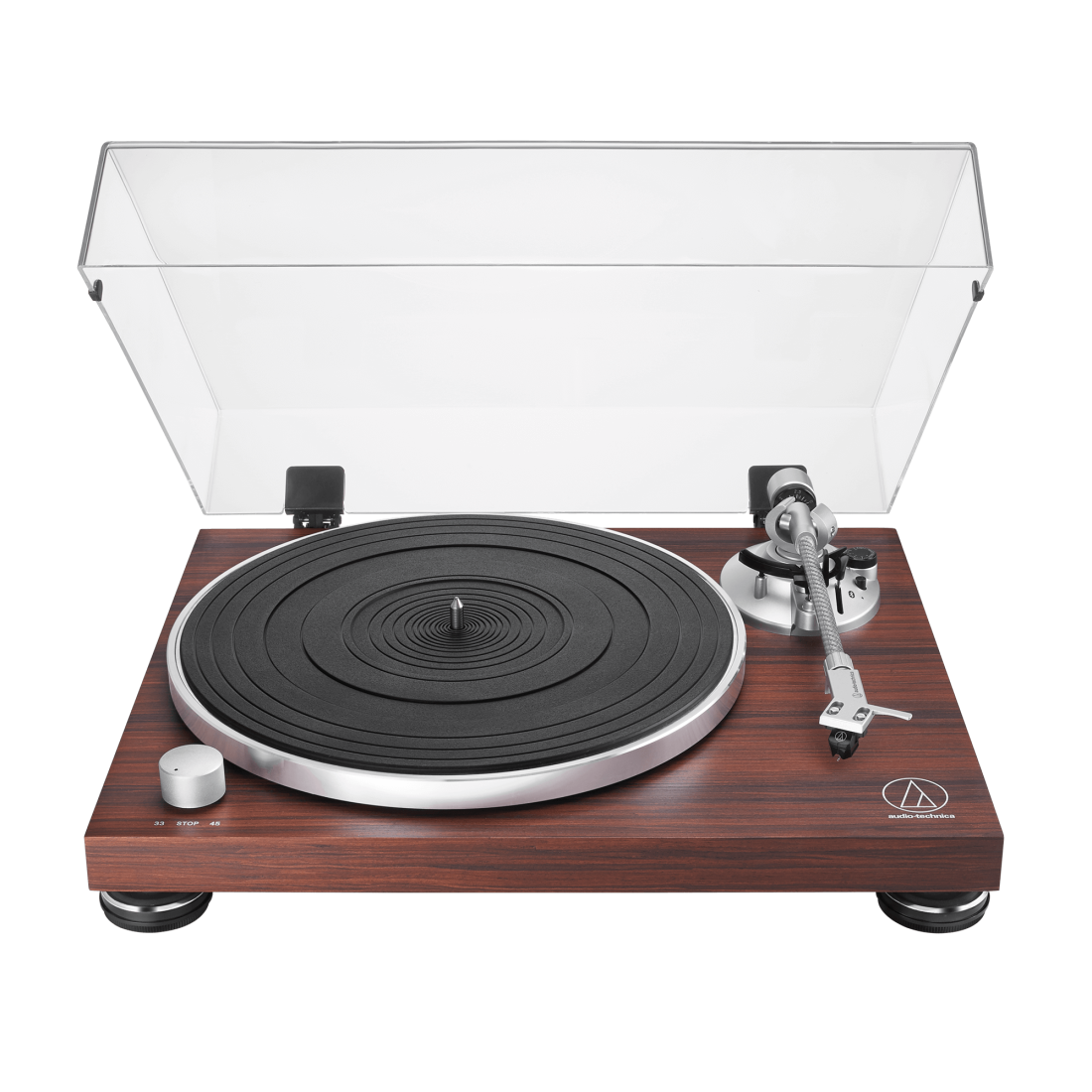 AT-LPW50BT-RW Manual Belt-Drive Turntable with Bluetooth