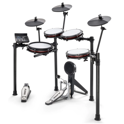 Nitro Max 8-Piece Electronic Drum Kit with Mesh Heads and Bluetooth