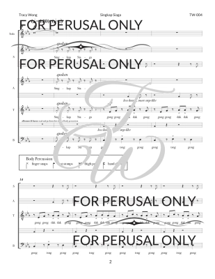 Singkap Siaga - Malay/Wong - SATB