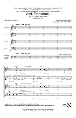 Veni, Emmanuel! - Steele - SATB