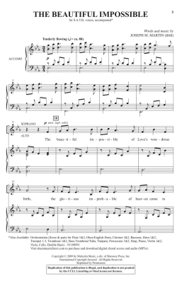 The Beautiful Impossible - Martin - SATB