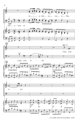 A Classic Advent Flourish - Wesley /Mozart /Paige - SATB