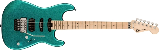 Charvel Guitars - Pro-Mod San Dimas Style 1 HSS FR M, Maple Fingerboard - Aqua Flake