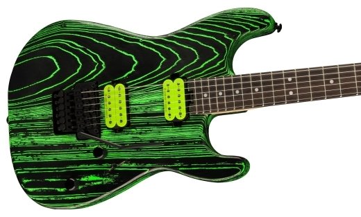 Pro-Mod San Dimas Style 1 HH FR E Ash, Ebony Fingerboard - Green Glow