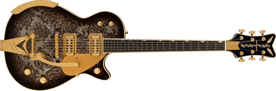 G6134TG Limited Edition Paisley Penguin with String-Thru Bigsby, Ebony Fingerboard - Black Paisley