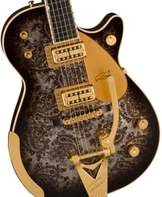 G6134TG Limited Edition Paisley Penguin with String-Thru Bigsby, Ebony Fingerboard - Black Paisley