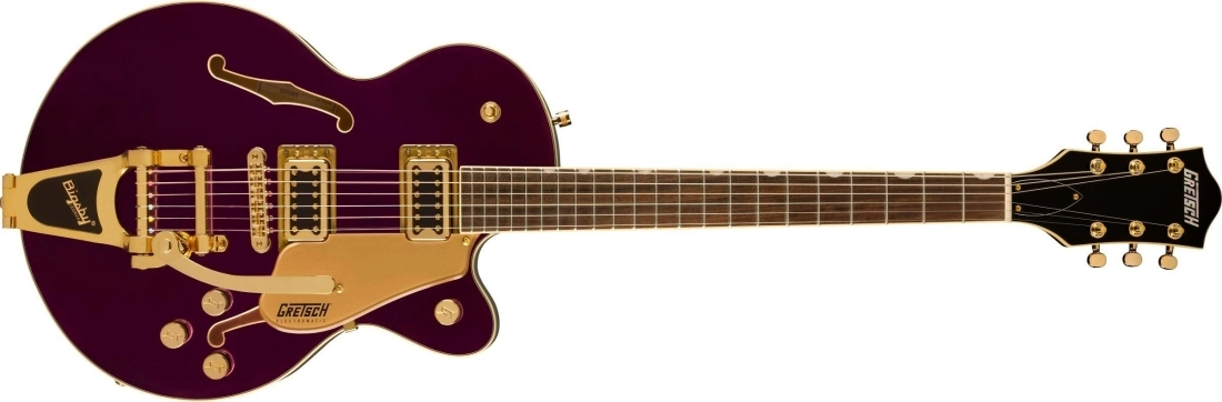 G5655TG Electromatic Center Block Jr. Single-Cut with Bigsby and Gold Hardware, Laurel Fingerboard - Amethyst