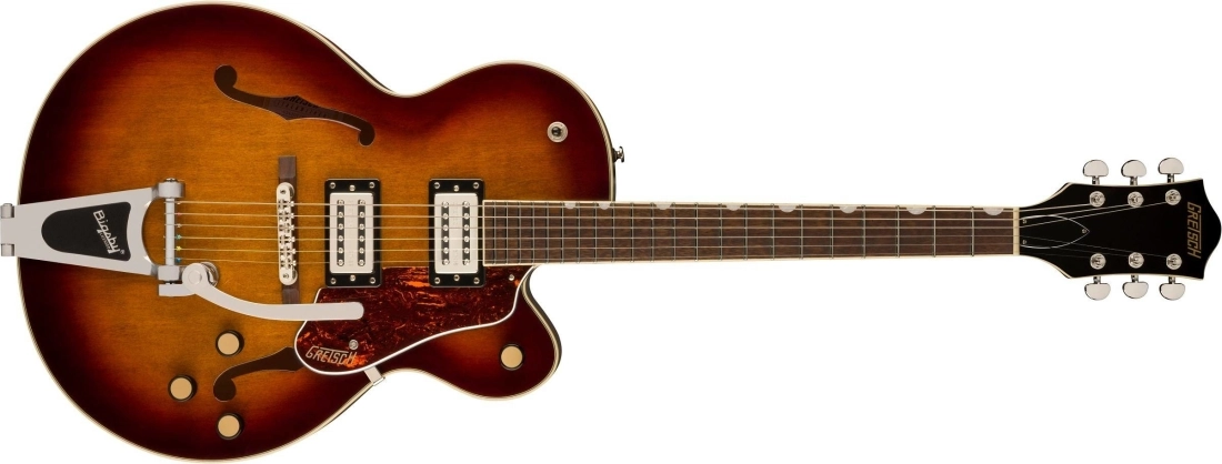 G2420T Streamliner Hollow Body with Bigsby, Laurel Fingerboard - Broad\'Tron BT-3S Pickups - Havana Burst