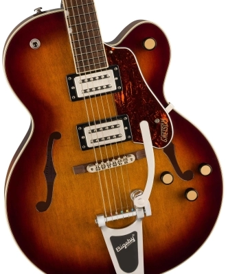 G2420T Streamliner Hollow Body with Bigsby, Laurel Fingerboard - Broad\'Tron BT-3S Pickups - Havana Burst