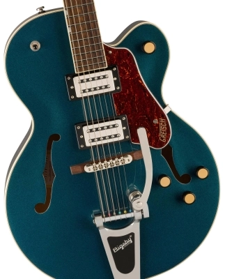 G2420T Streamliner Hollow Body with Bigsby, Laurel Fingerboard - Broad\'Tron BT-3S Pickups - Midnight Sapphire