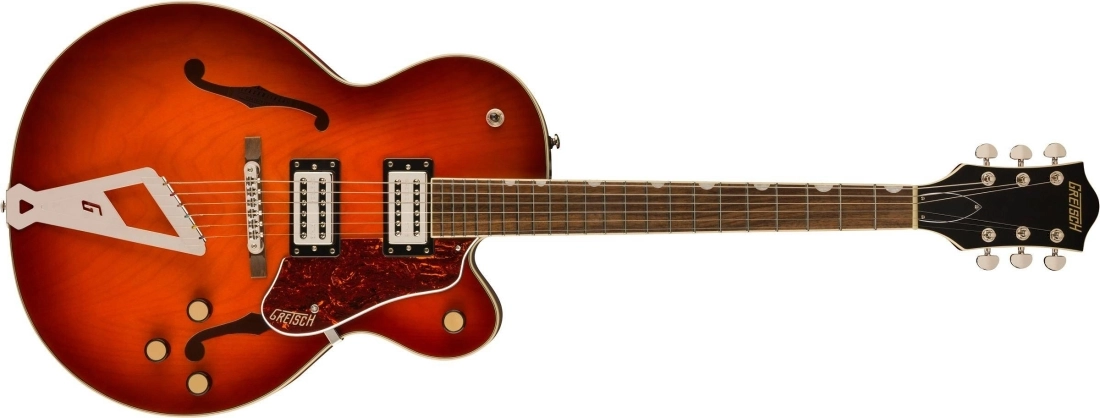 G2420 Streamliner Hollow Body with Chromatic II, Laurel Fingerboard - Broad\'Tron BT-3S Pickups - Fireburst