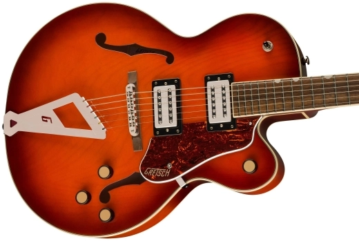 G2420 Streamliner Hollow Body with Chromatic II, Laurel Fingerboard - Broad\'Tron BT-3S Pickups - Fireburst