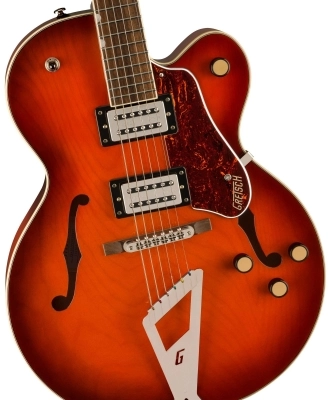 G2420 Streamliner Hollow Body with Chromatic II, Laurel Fingerboard - Broad\'Tron BT-3S Pickups - Fireburst