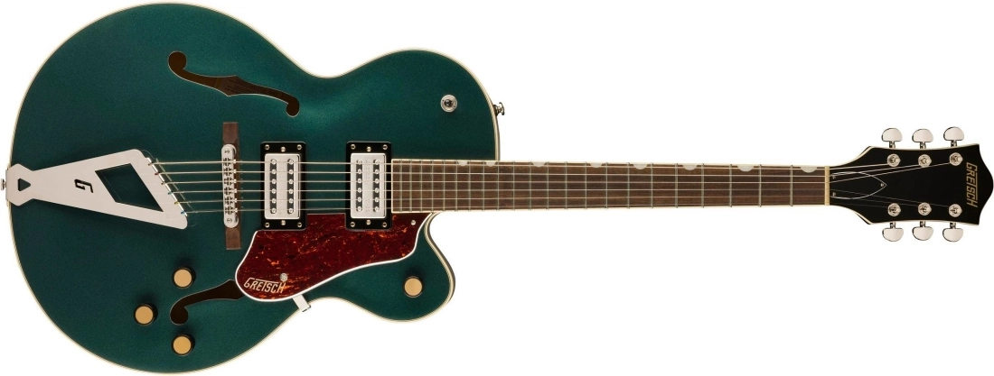 G2420 Streamliner Hollow Body with Chromatic II, Laurel Fingerboard - Broad\'Tron BT-3S Pickups - Cadillac Green