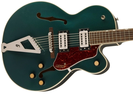 G2420 Streamliner Hollow Body with Chromatic II, Laurel Fingerboard - Broad\'Tron BT-3S Pickups - Cadillac Green