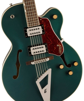 G2420 Streamliner Hollow Body with Chromatic II, Laurel Fingerboard - Broad\'Tron BT-3S Pickups - Cadillac Green