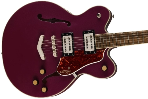 G2622 Streamliner Center Block Double-Cut with V-Stoptail, Laurel Fingerboard - BroadTron BT-3S Pickups - Burnt Orchid