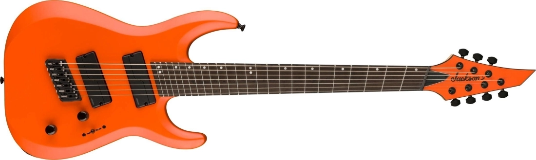 Pro Plus Series DK Modern HT7 MS, Ebony Fingerboard - Satin Orange Crush