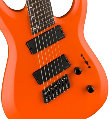 Pro Plus Series DK Modern HT7 MS, Ebony Fingerboard - Satin Orange Crush