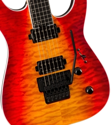 Pro Plus Series Dinky DKAQ, Ebony Fingerboard - Firestorm