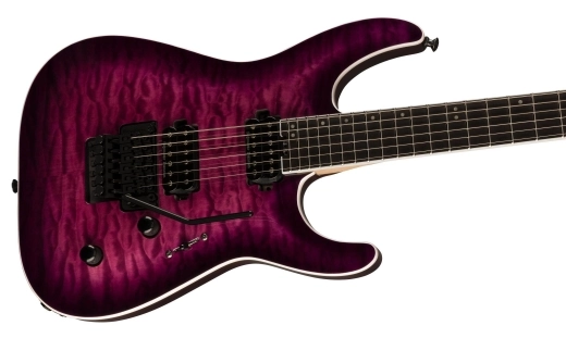 Pro Plus Series Dinky DKAQ, Ebony Fingerboard - Transparent Purple Burst