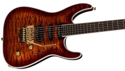 Pro Plus Series Soloist SLA3Q, Ebony Fingerboard - Amber Tiger Eye