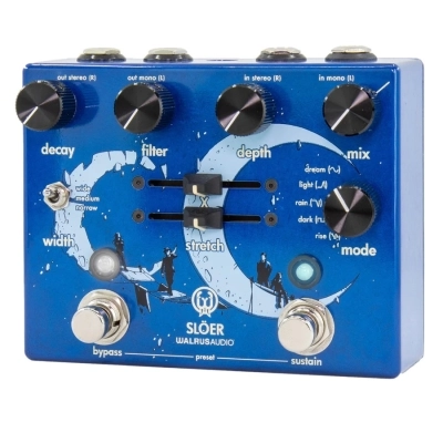 Sloer Stereo Ambient Reverb Pedal - Lollipop Blue