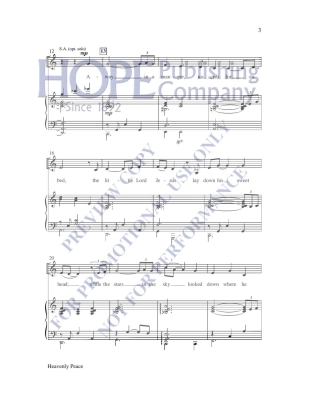 Heavenly Peace  - Raney - SATB