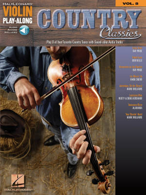 Country Classics: Violin Play-Along Volume 8 - Book/Audio Online