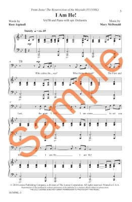 I Am He! - Aspinall/McDonald - SATB