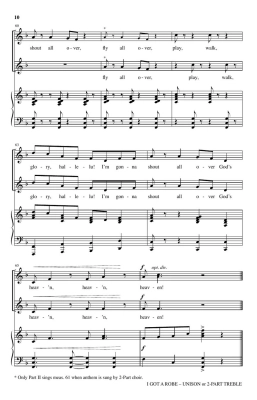 I Got a Robe - Traditional Spiritual/Gilpin - Unison/2pt Treble
