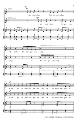 I Got a Robe - Traditional Spiritual/Gilpin - Unison/2pt Treble